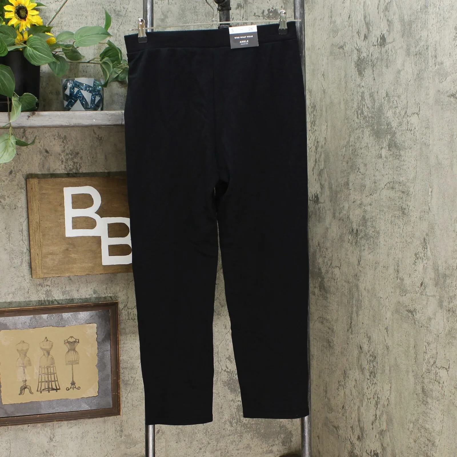 Who What Wear Women's Mid Rise Step Hem Knit Cropped Lounge Pants