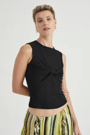 WIND THROUGH TANK | BLACK