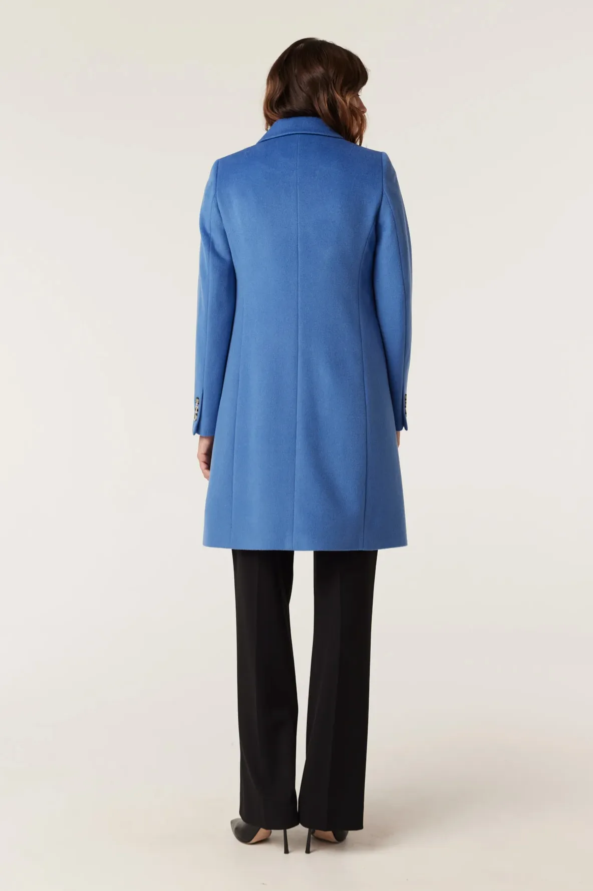 WINDSOR Wool Coat | SKY BLUE