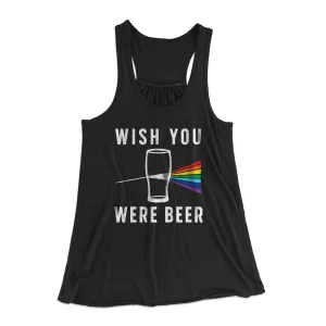 Wish You Were Beer Women's Flowey Tank TOp