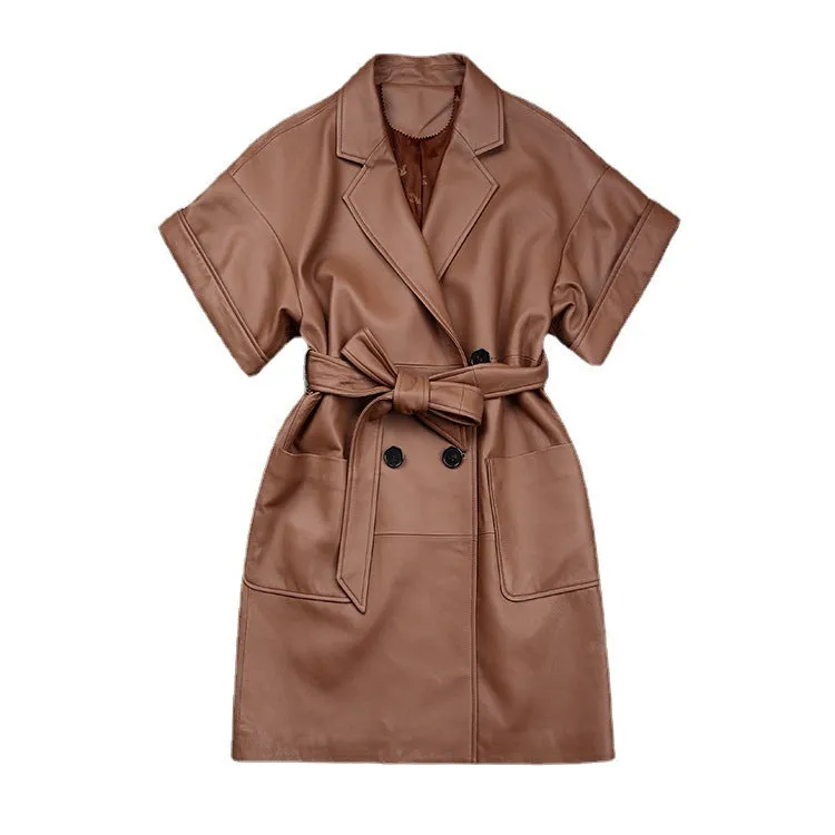 Women's Fashionable Casual Lapel Trench Coat