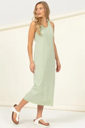 Women's Fun Day Sleeveless Shift Midi Dress