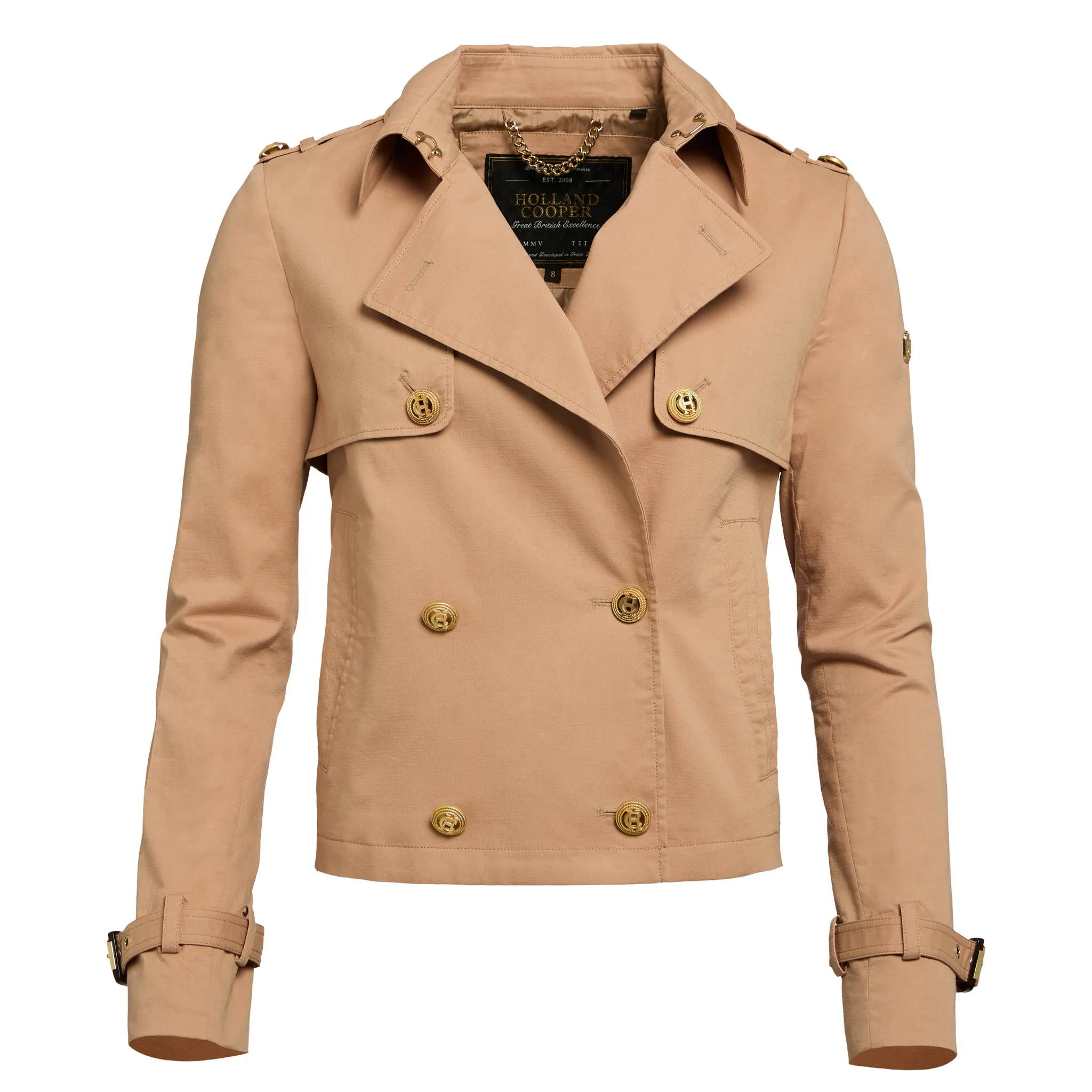 Womens Holland Cooper Nude Buckley Trench Jacket