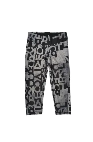 WOMENS SIZE SMALL or TEEN GIRL - ADIDAS, Athletic 3/4 Length Cropped Yoga Pants VGUC B34