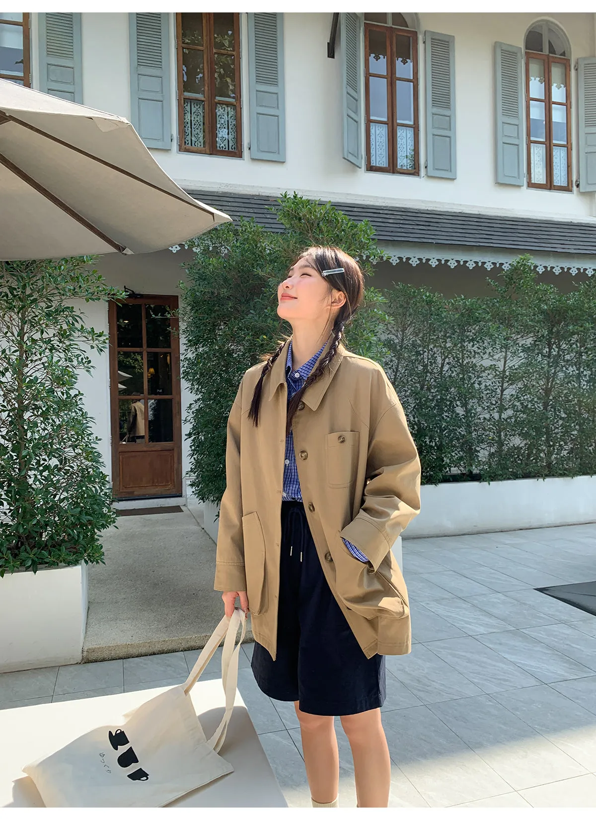 Work trench coat