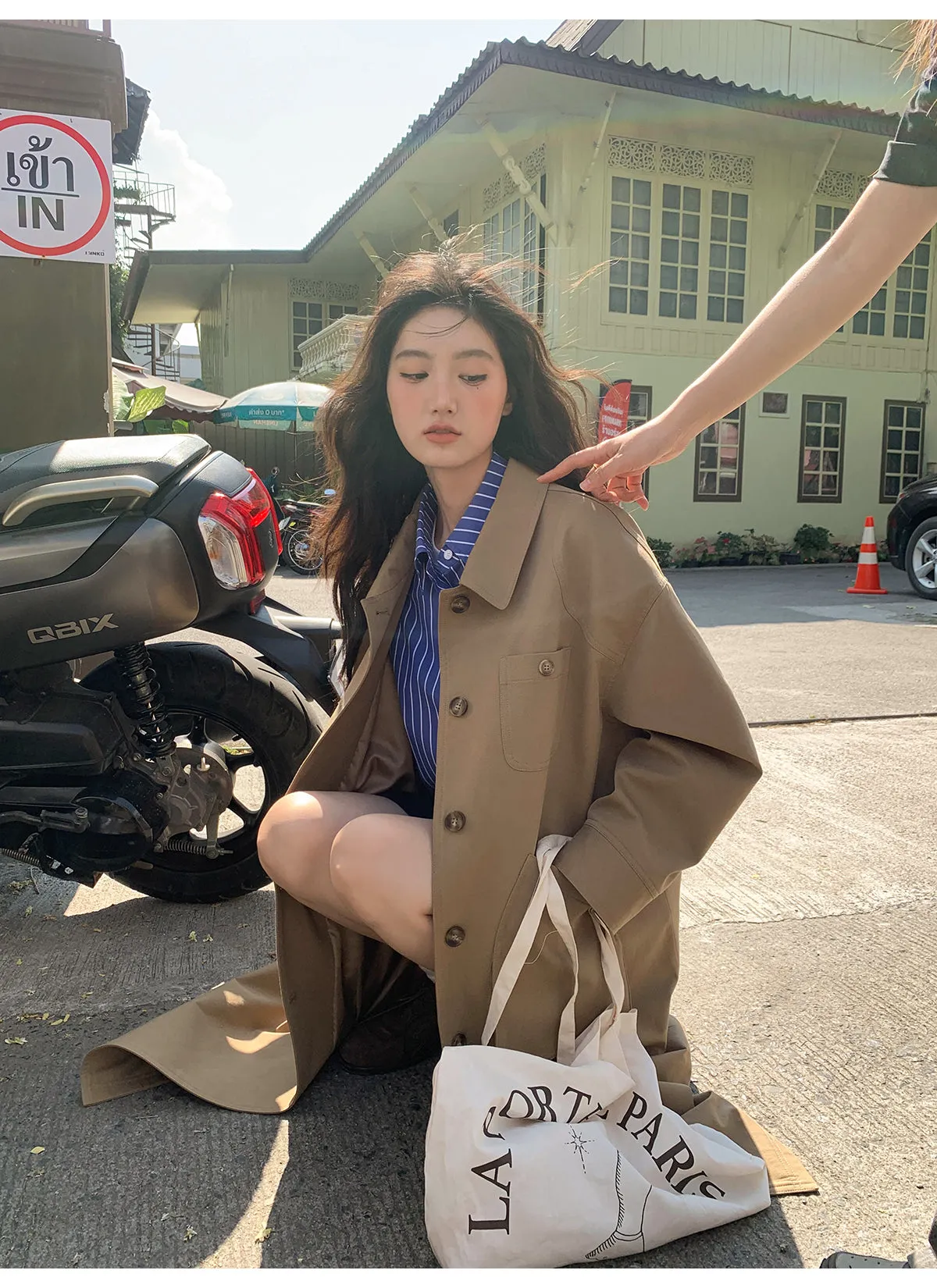 Work trench coat