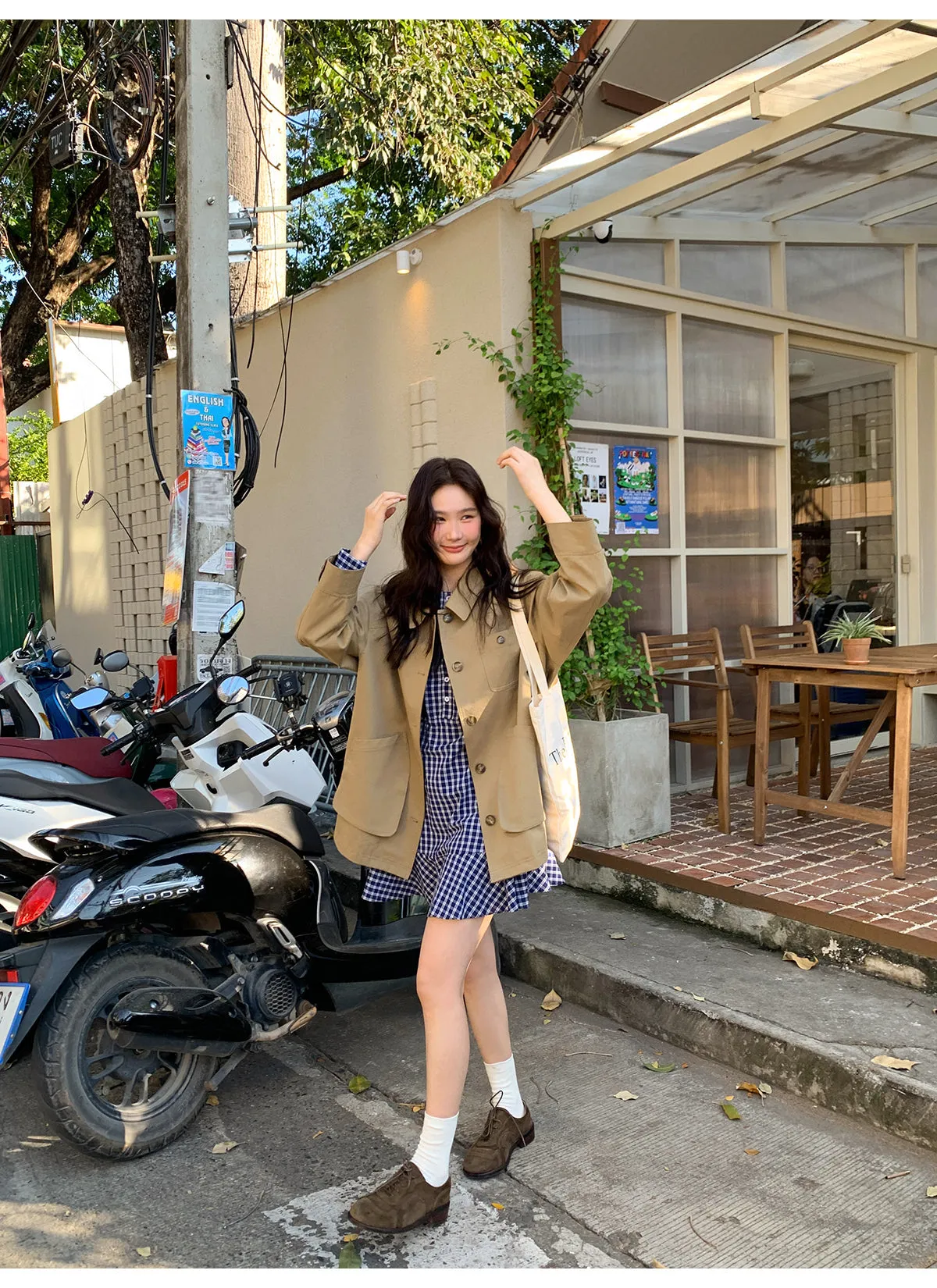 Work trench coat
