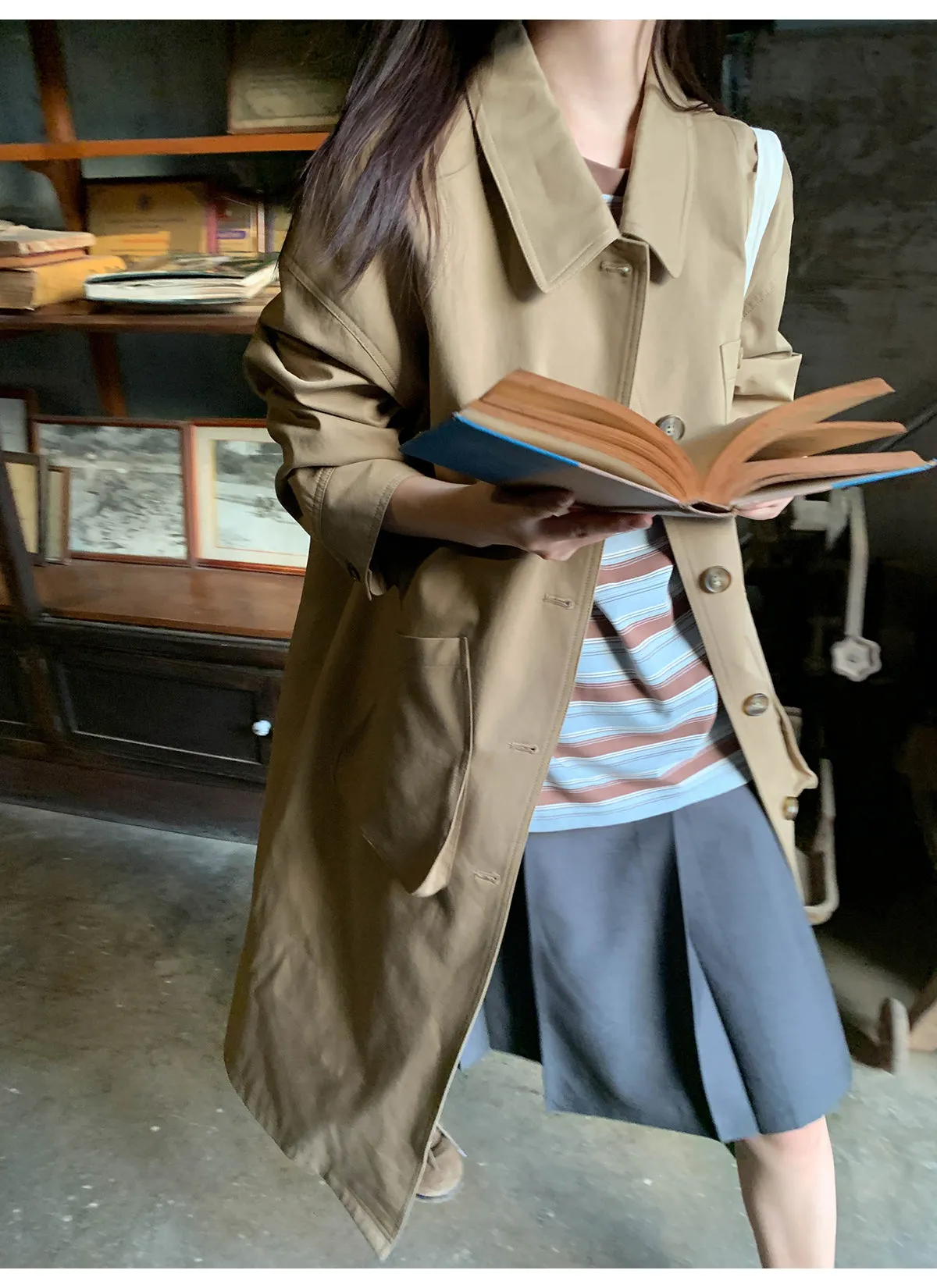 Work trench coat