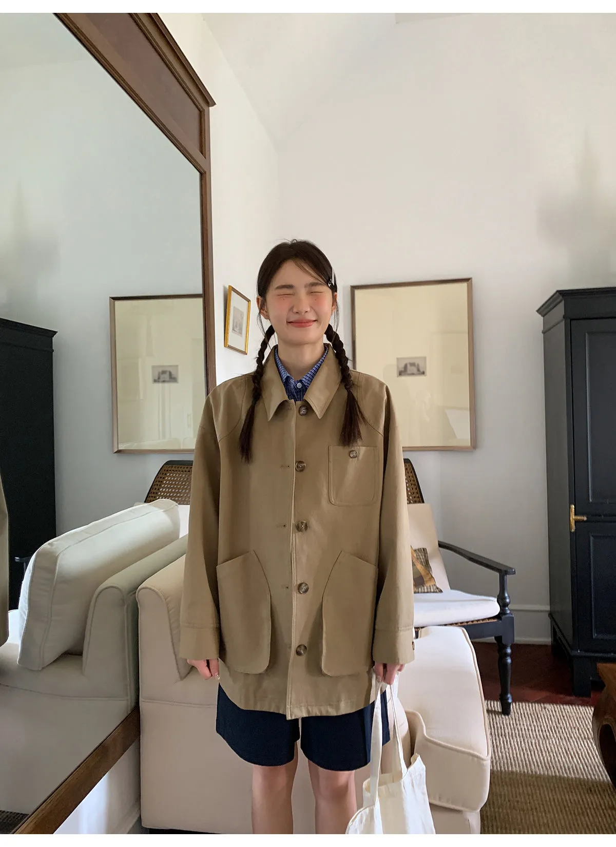 Work trench coat