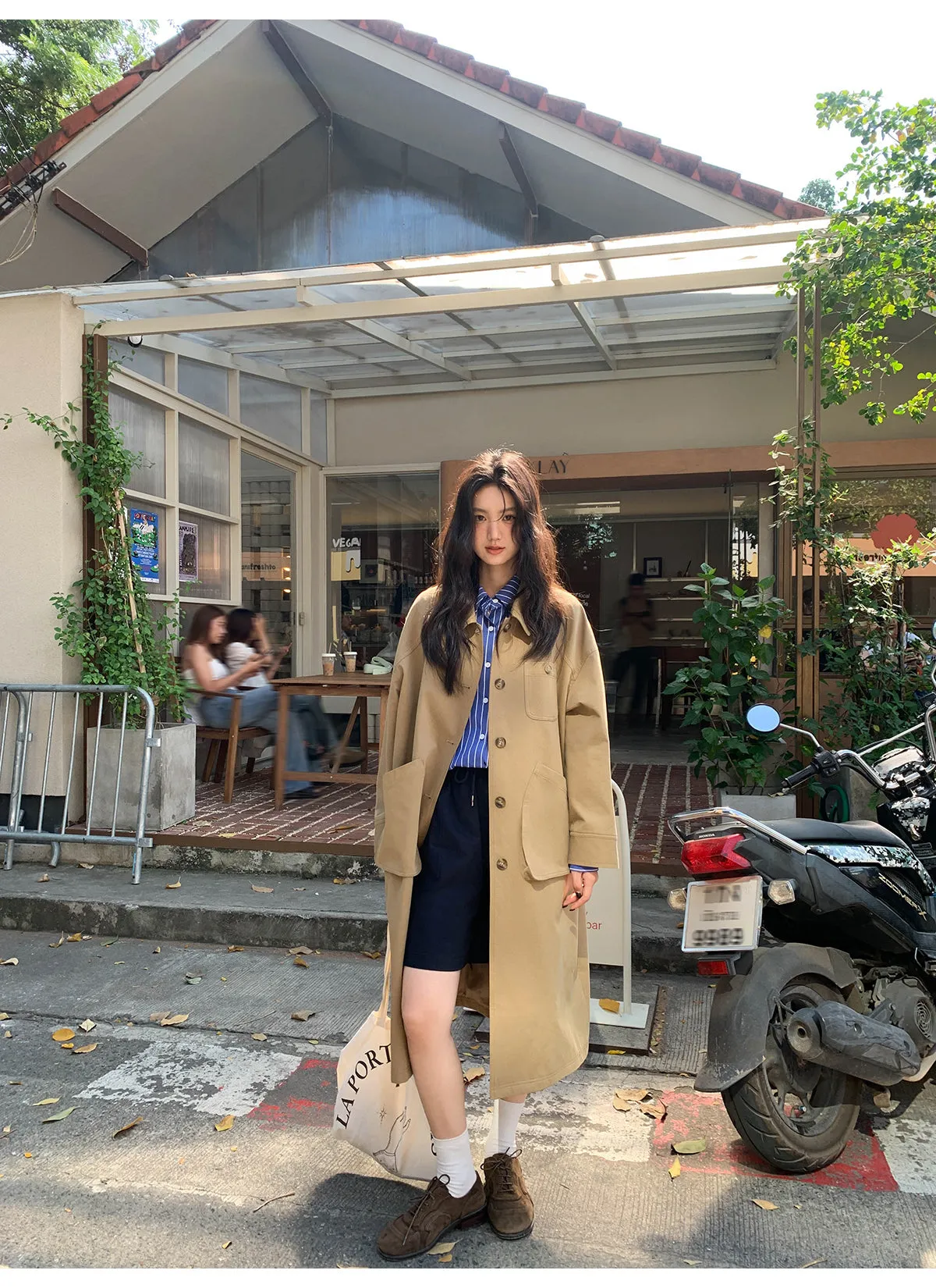 Work trench coat