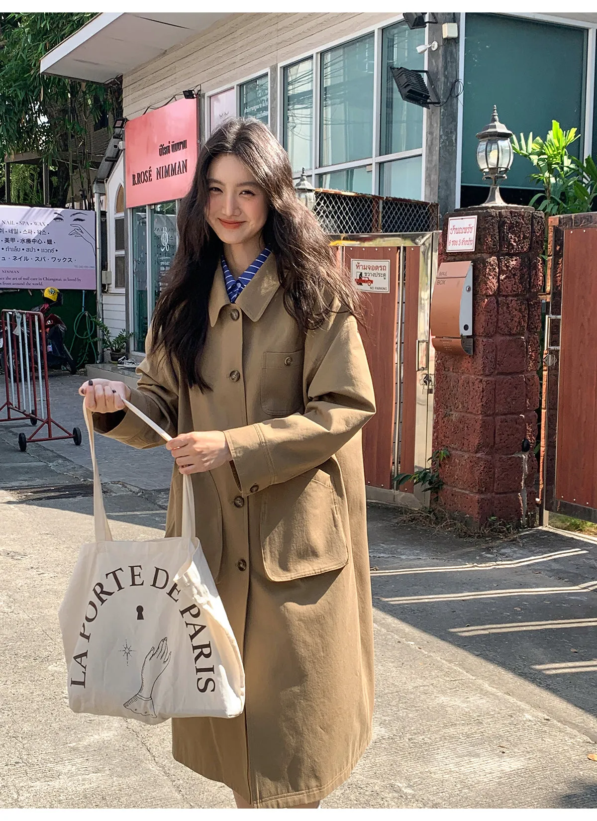 Work trench coat