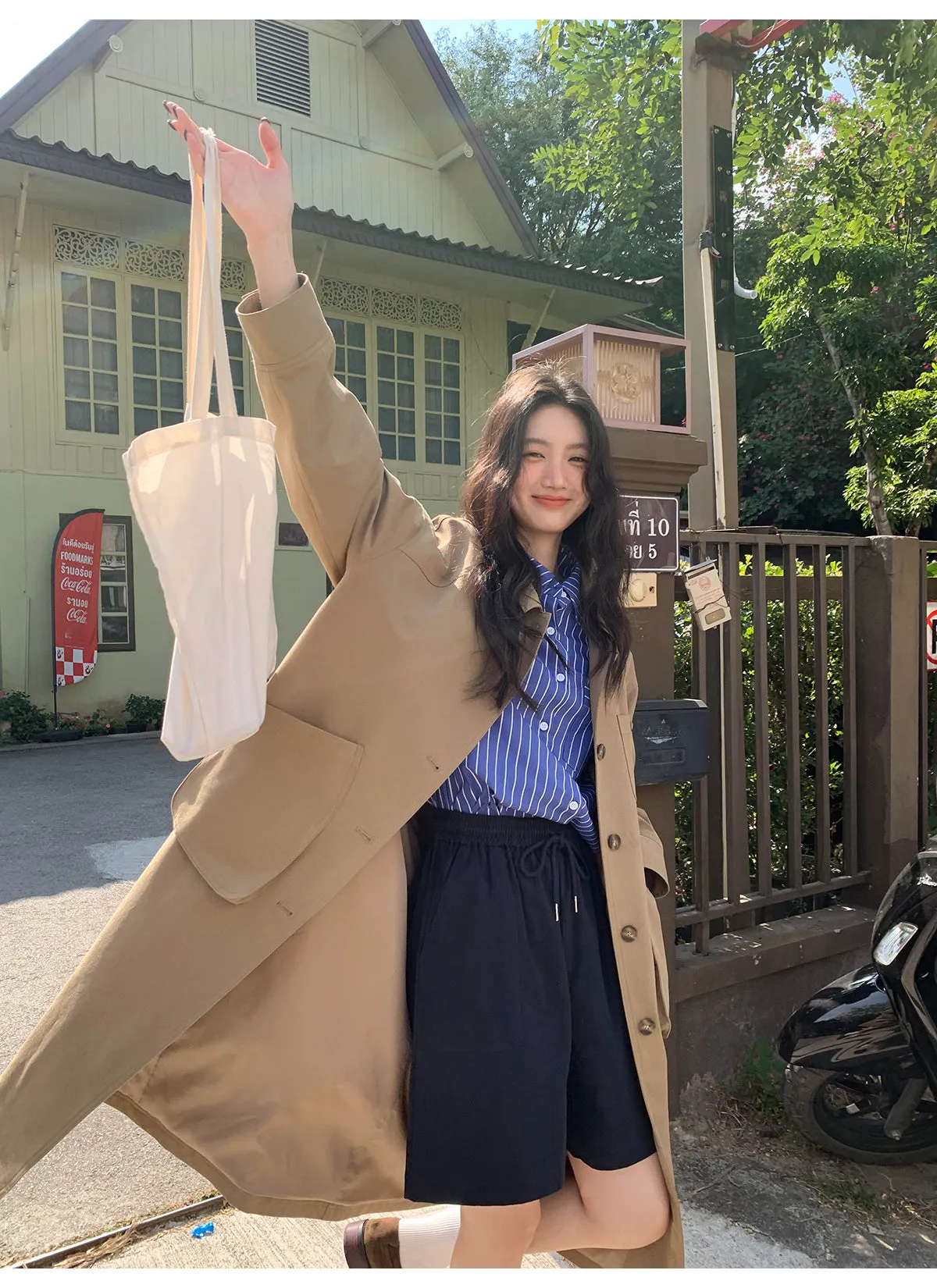Work trench coat