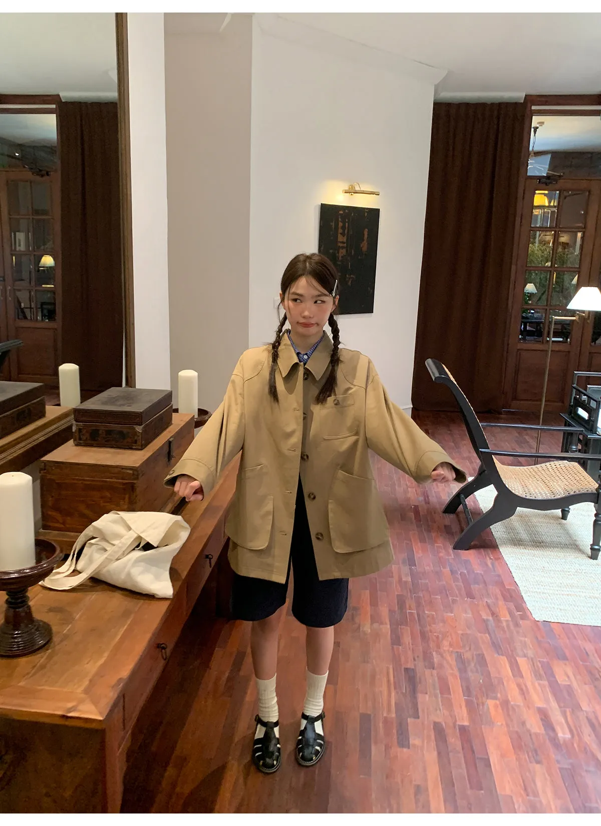 Work trench coat