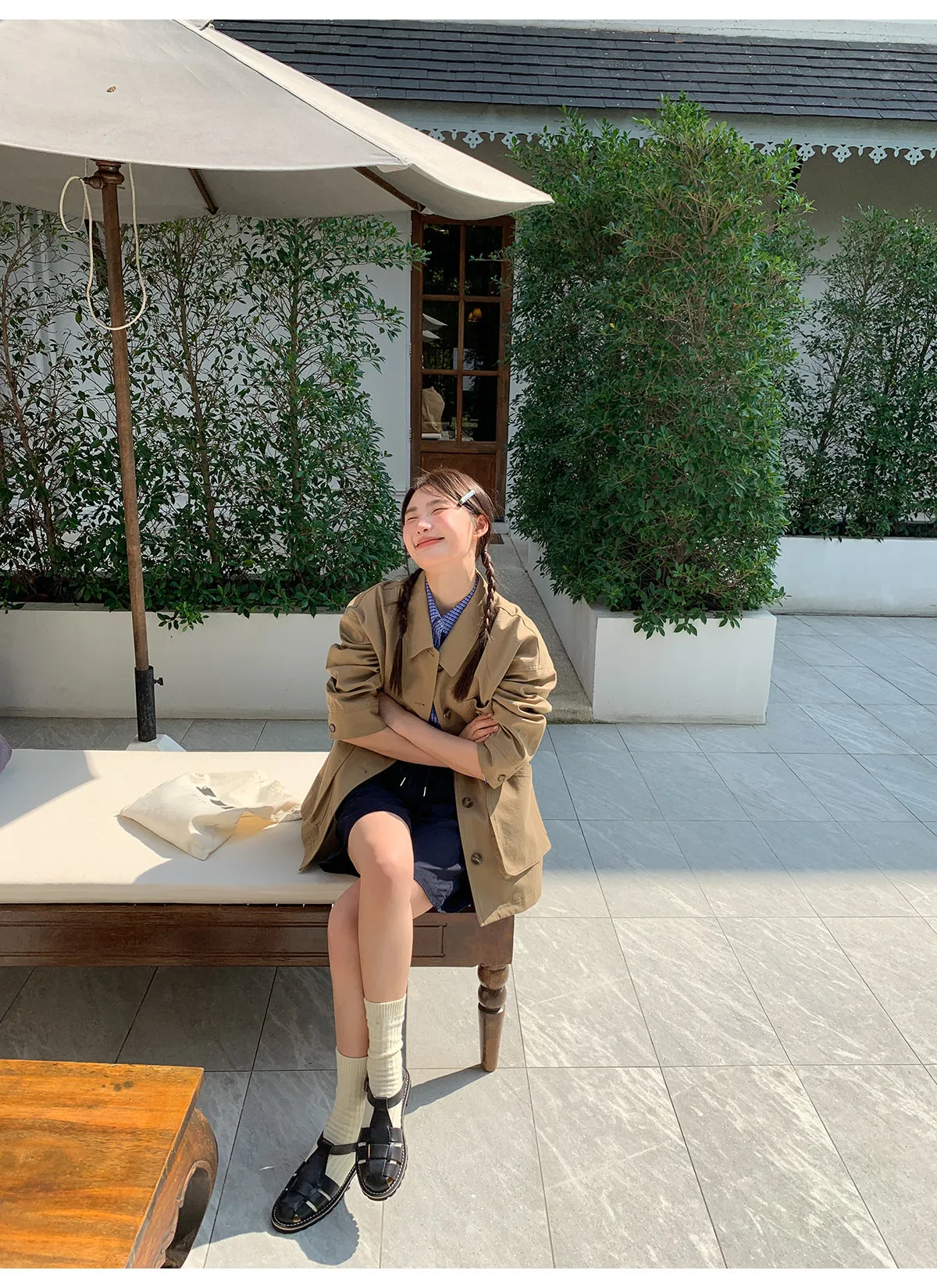 Work trench coat