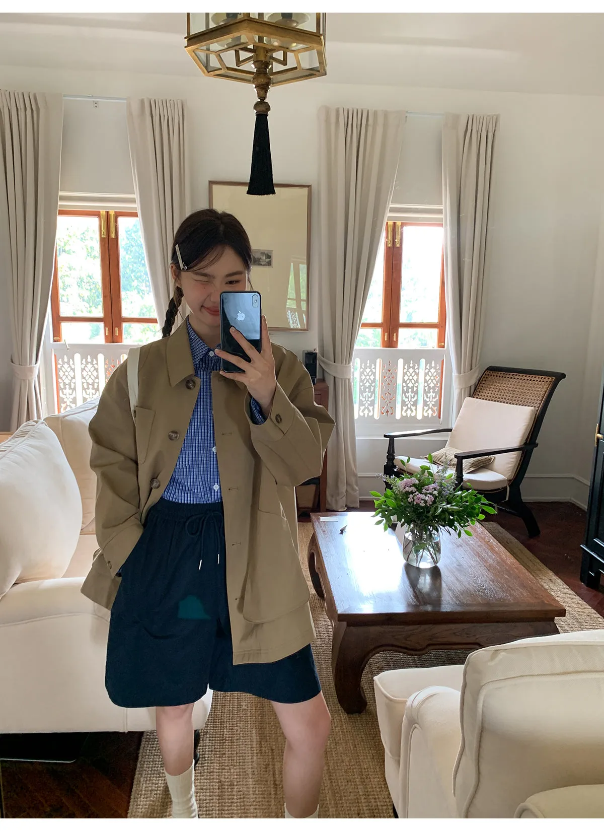 Work trench coat