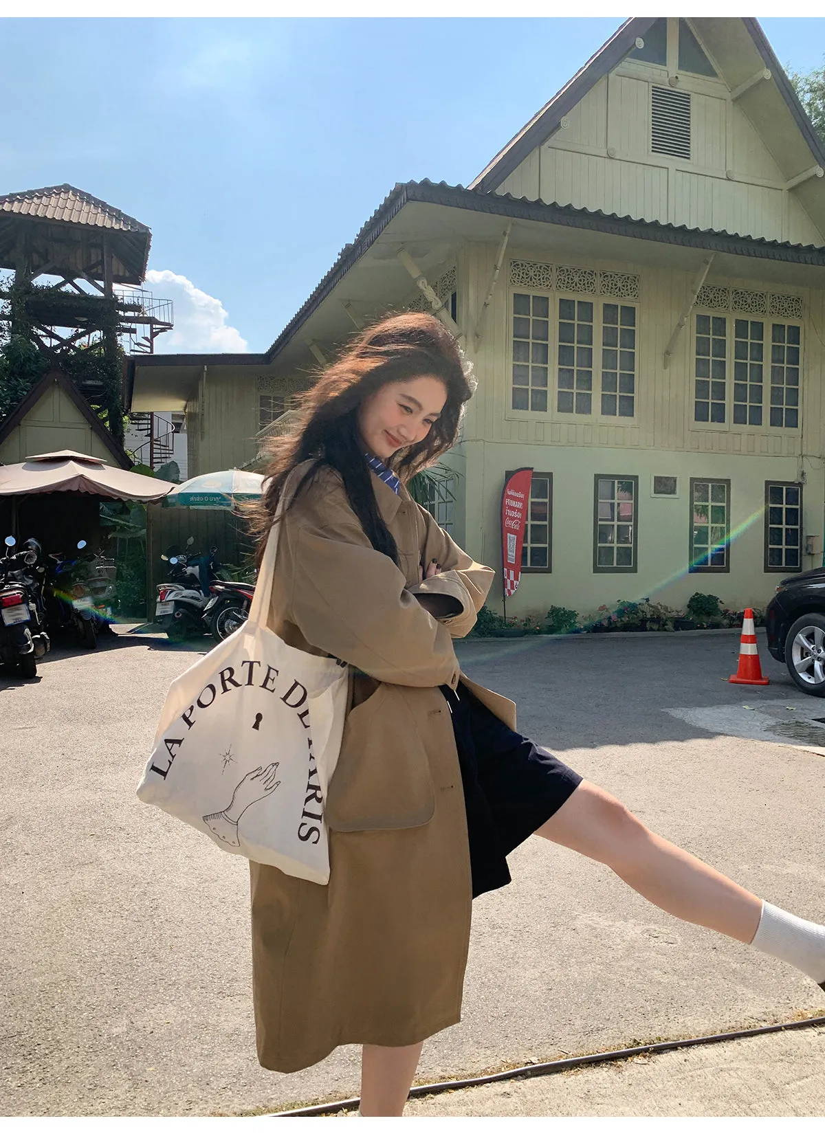 Work trench coat