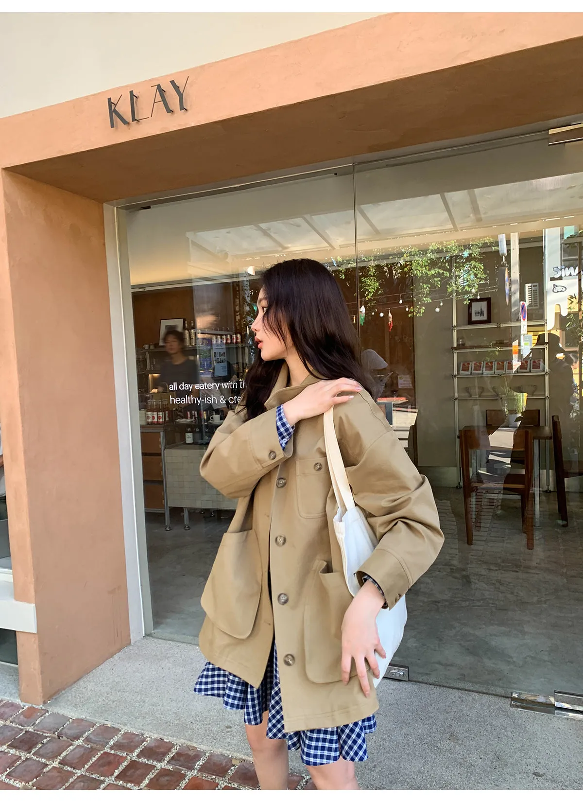 Work trench coat