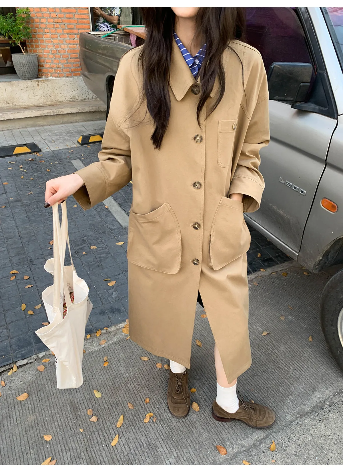 Work trench coat
