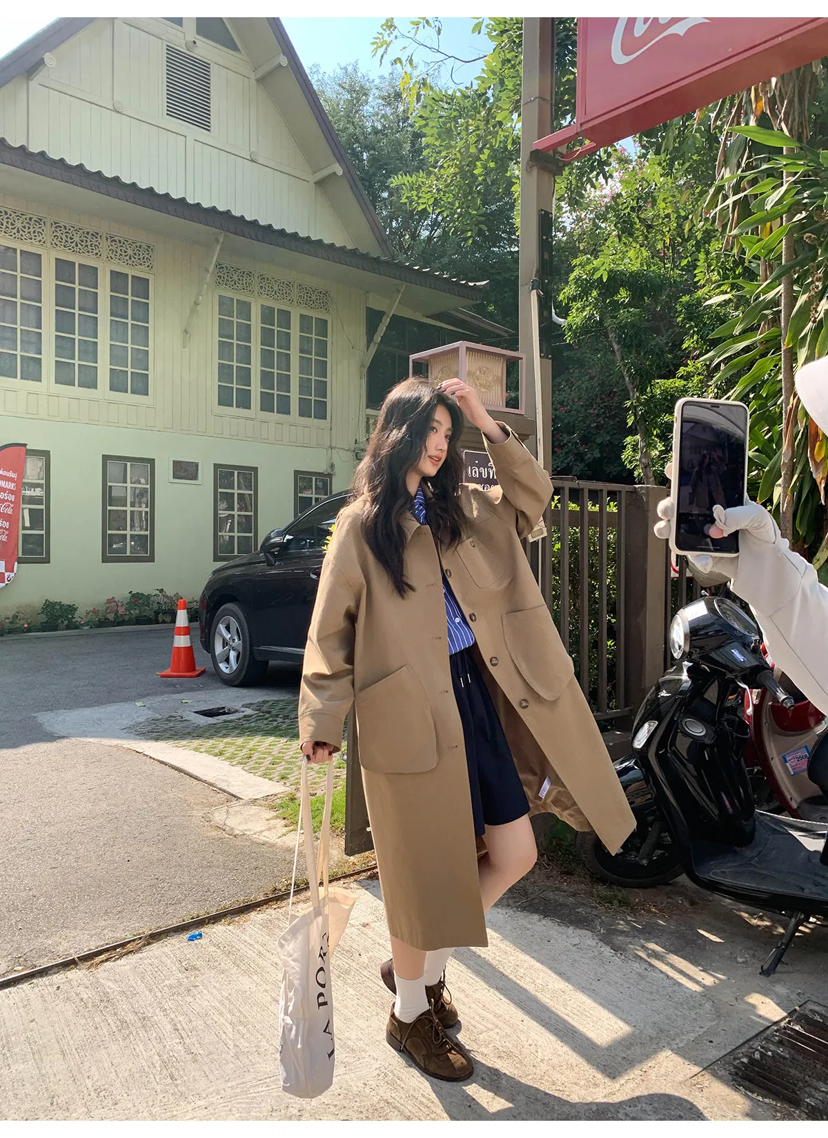 Work trench coat