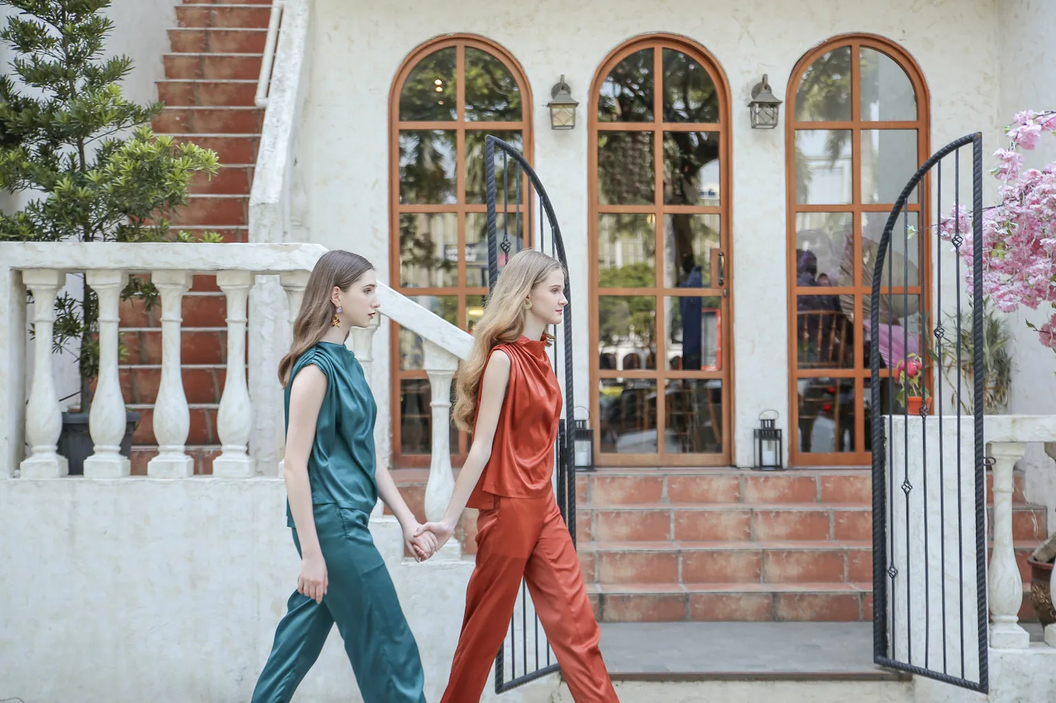 XU PANTS IN DARK PERSIMMON