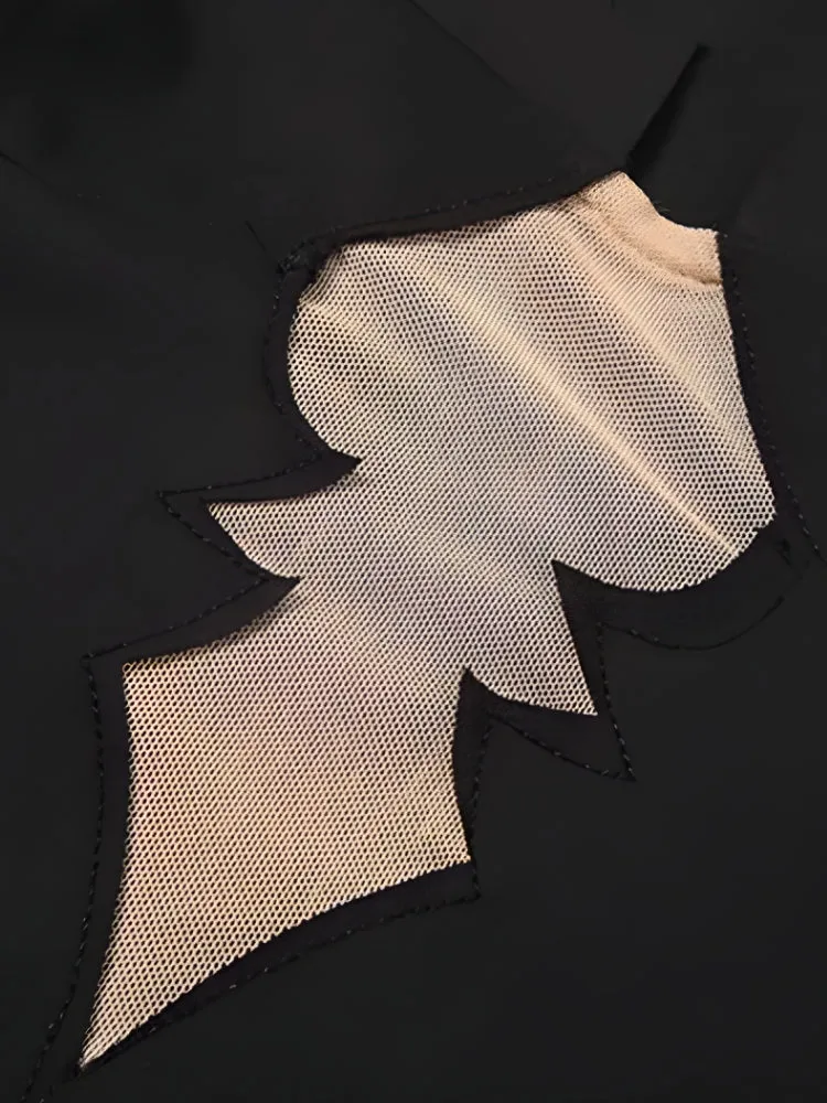 Y2K Asymmetric Cut Out Mini Dress