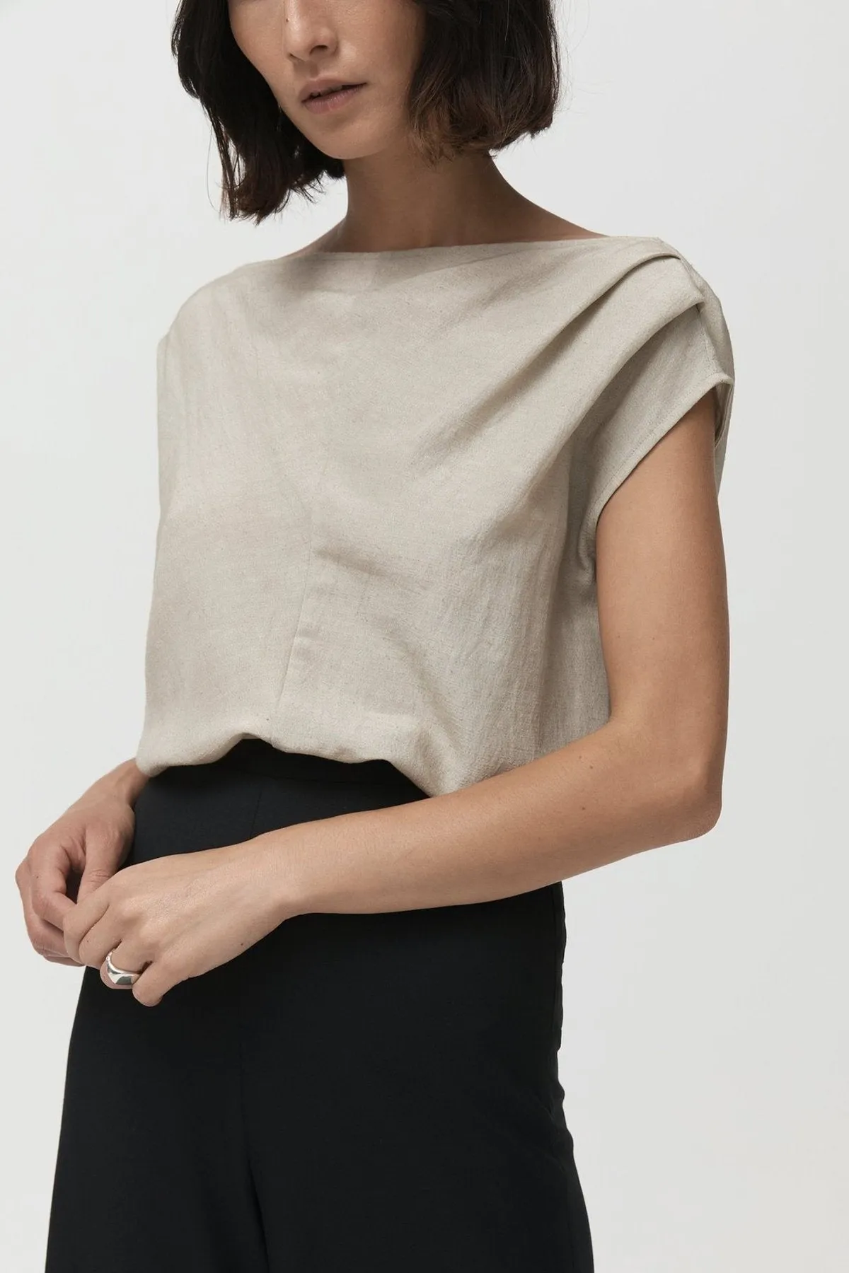 Yeva Top in Lotus Green