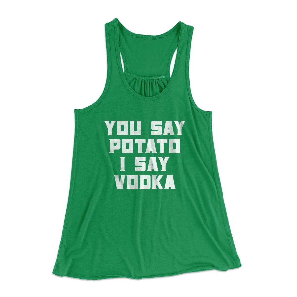 You Say Potato I Say Vodka Women's Flowey Tank Top
